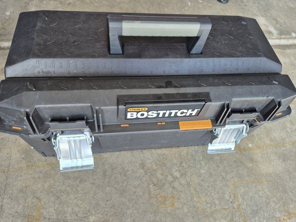 Stanley Bostitch Water Seal Heavy Duty Plastic Tool Box