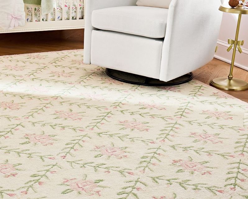 NEW! Performance Roses Area Rug 5’ x 8’