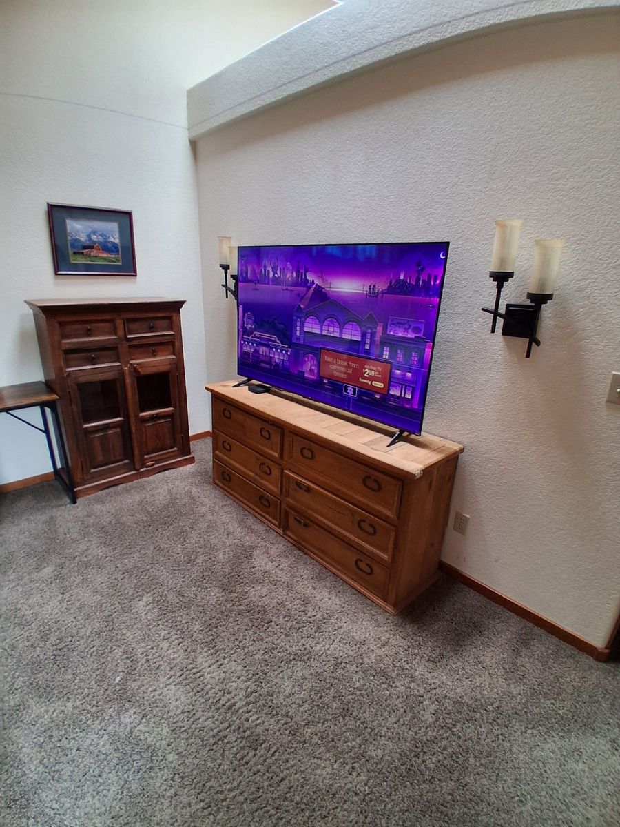 Quality furniture for 5BR home - indoor / outdoor: Large Smart TV