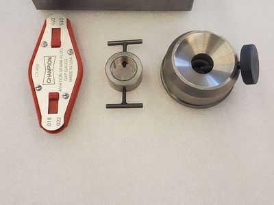 Heavy Duty Spark Plug Gap Setting Tool With Retractable Gap Gauge and More