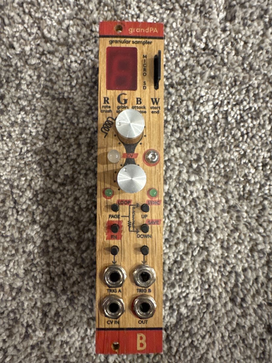 Bastl Instruments grandPa granular sampler Eurorac
