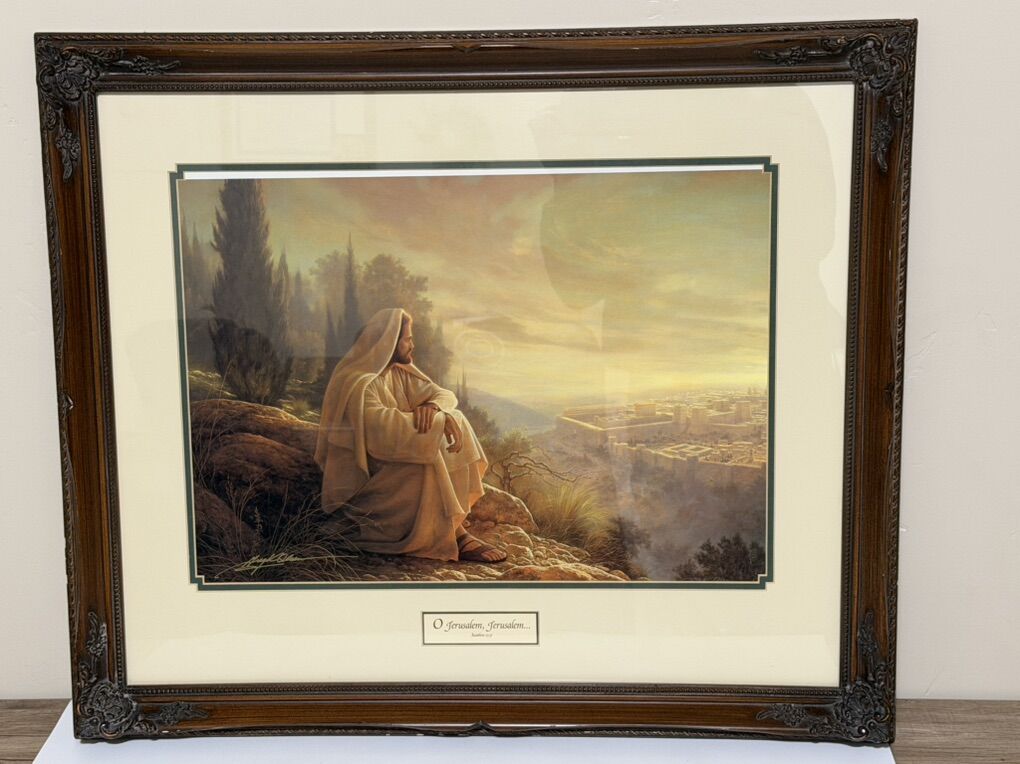 O Jerusalem Print Double Signed By Greg Olsen
