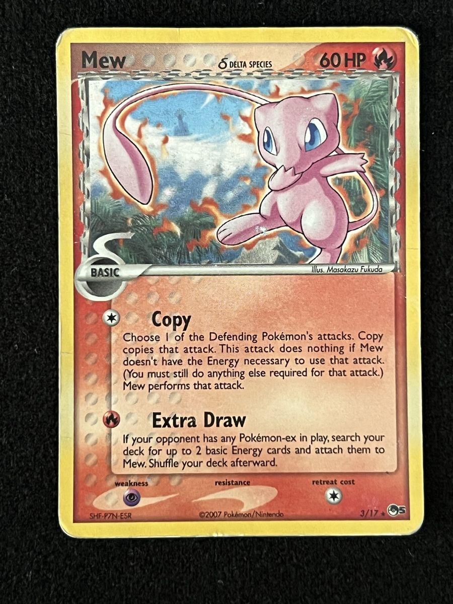Mew 3/17 Delta Series Pokemon Card