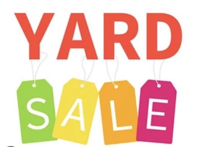 YARD SALE 5/9/26 8AM-12PM