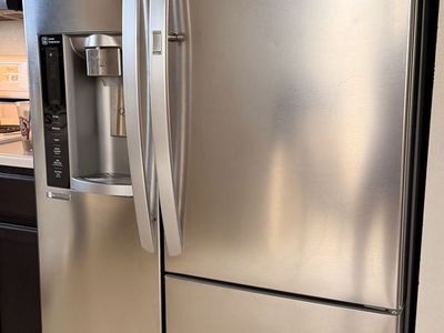 LG side-by-side refrigerator