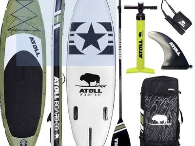 Atoll 11' Foot Inflatable Paddle Board - (Retail: $549.00)