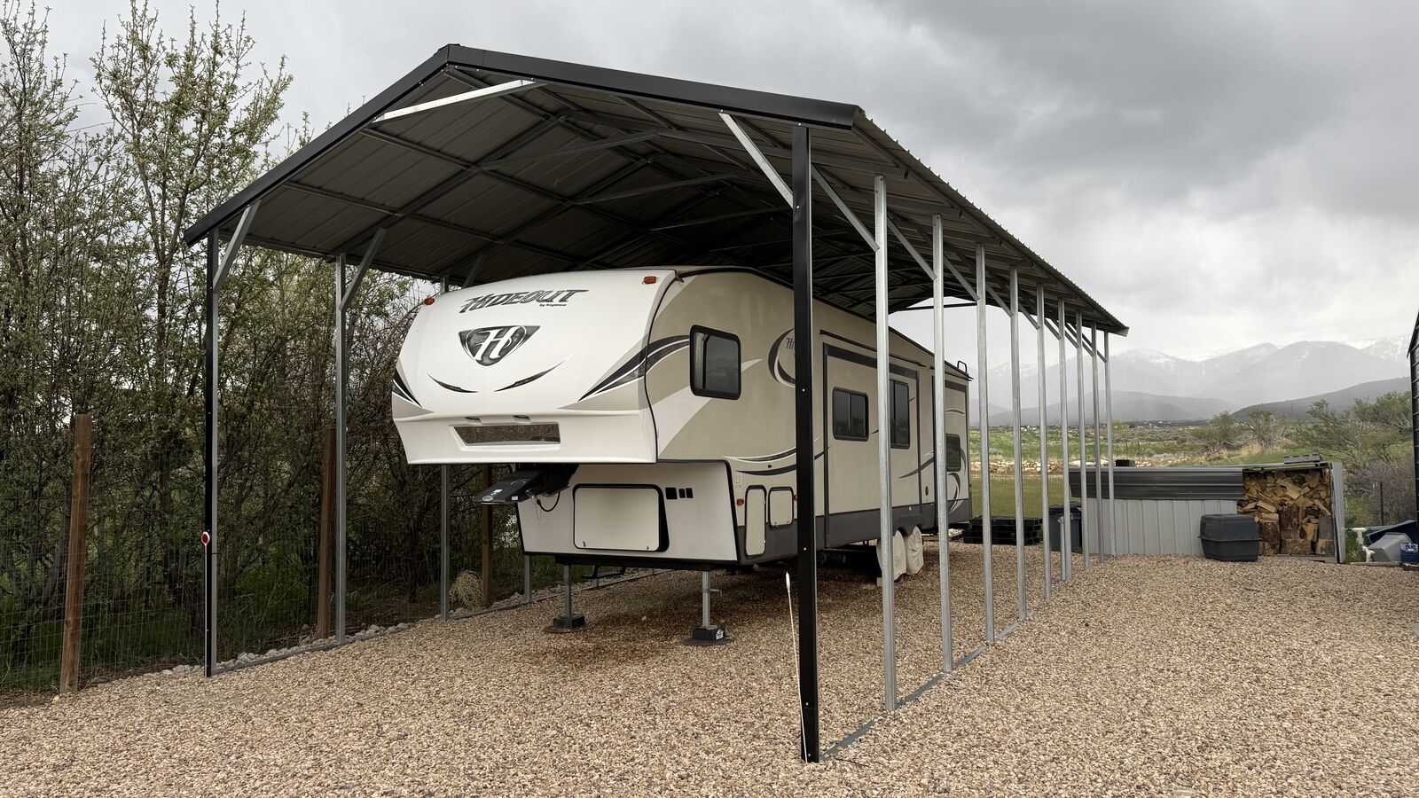 RV Metal Carports - Tall