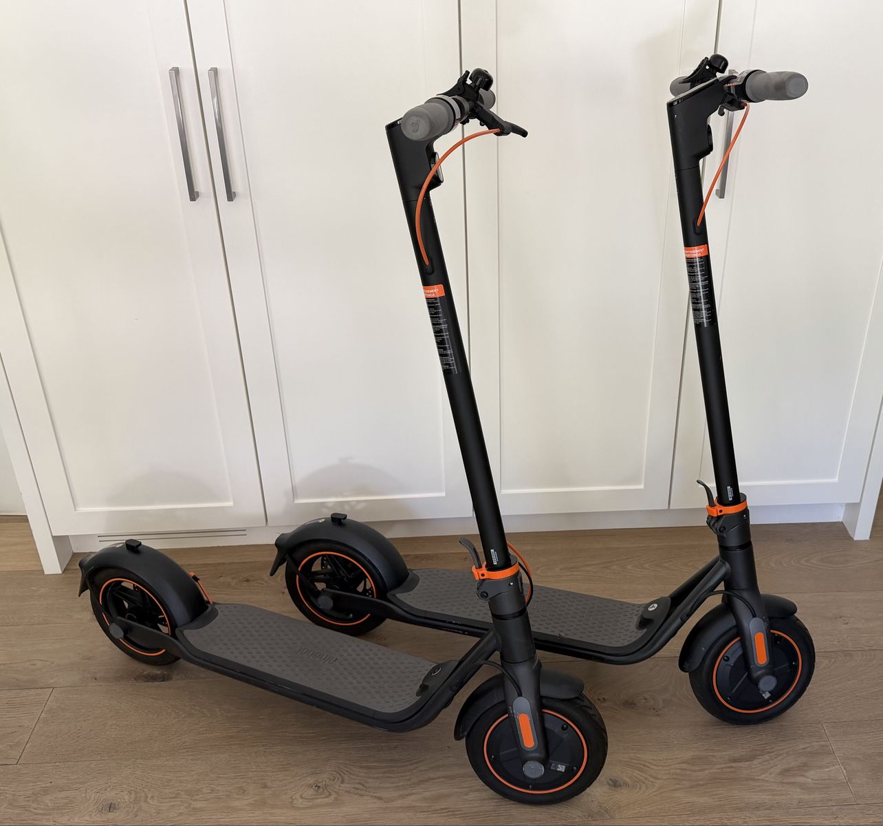 Segway Ninebot F40 Electric Kick Scooter Dark Grey (Set of 2)