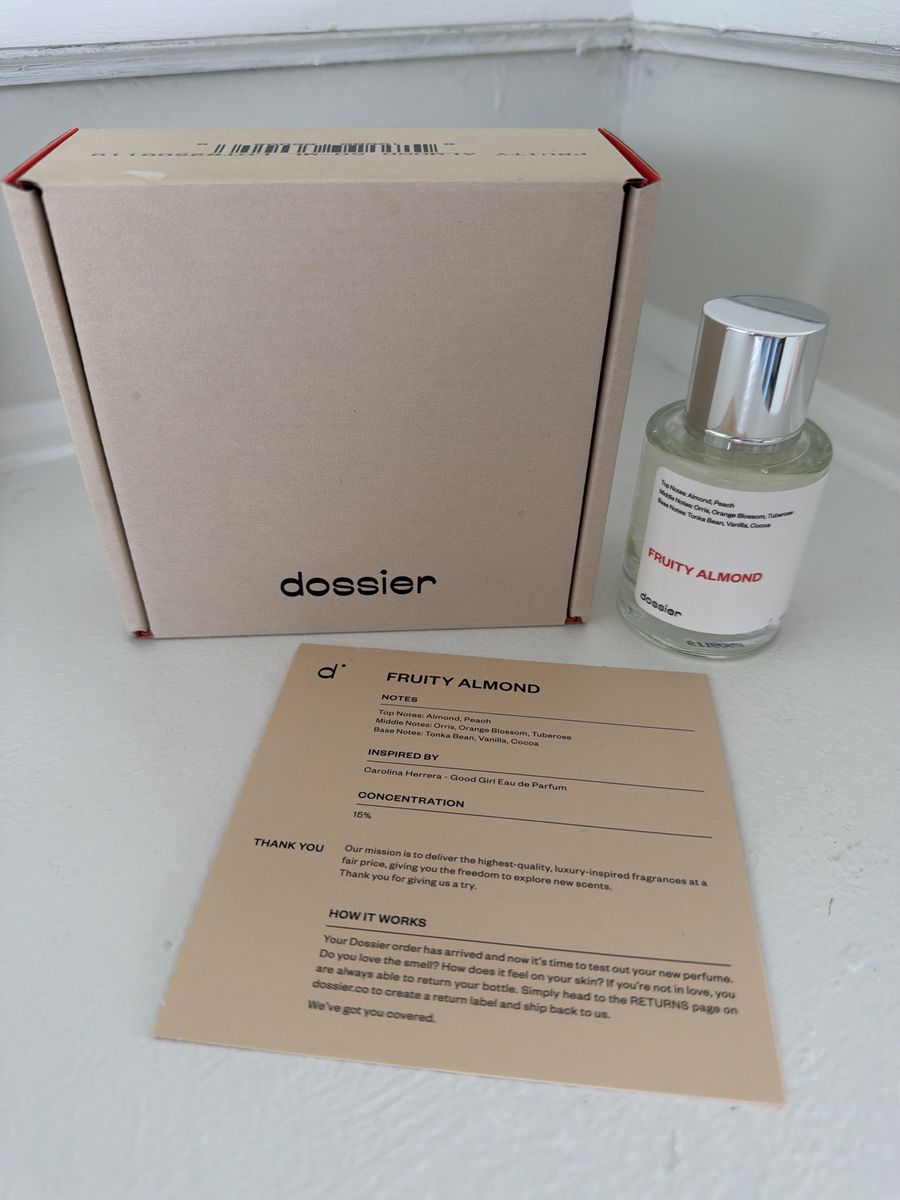 Dossier Fruity Almond Perfume 1.7 Oz