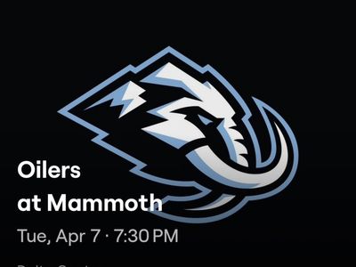2 Utah Mammoth Vs Edmonton Oilers Tickets