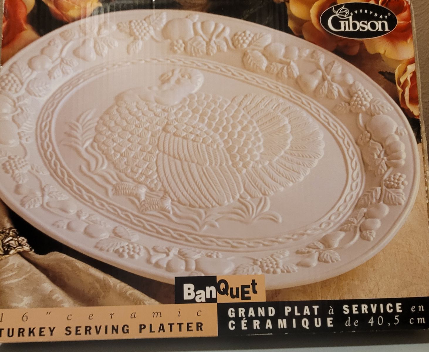 GIBSON SERVICING TURKEY PLATTER