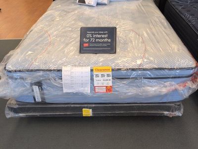 brand name mattress with box spring.