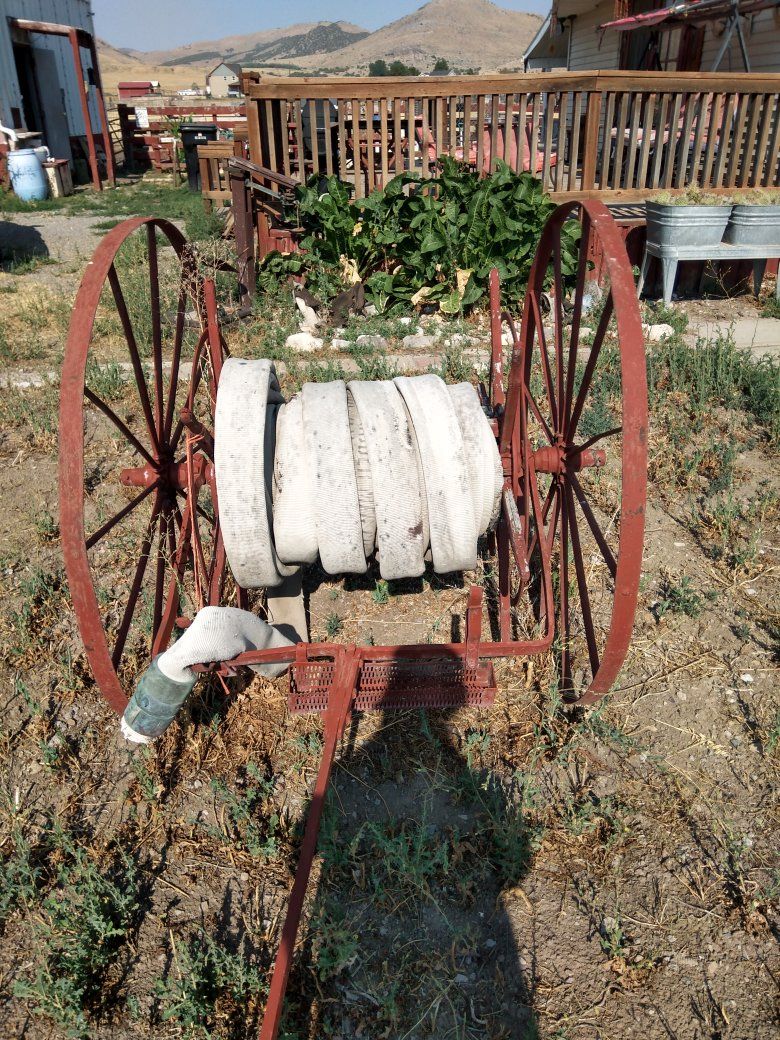 antique hose reel