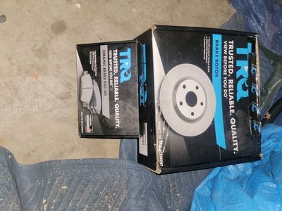 2002 E350 brake pads and rotors..TRQ Brake Rotor and Ceramic Brake Pad Set - Direct OE Replacement