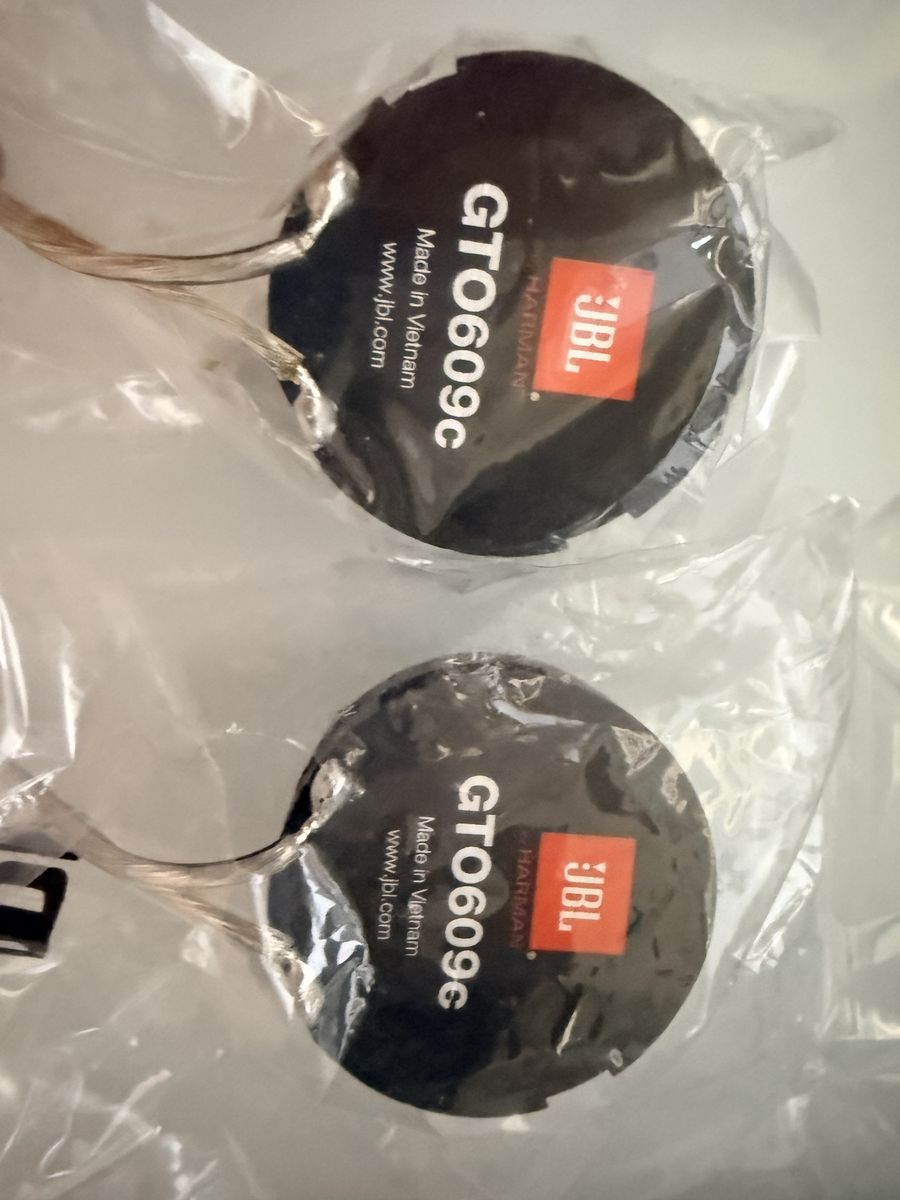 New JBL GTO609c 3/4-inch silk soft-dome component tweeters car audio 90w rms-270w 3ohms 92db