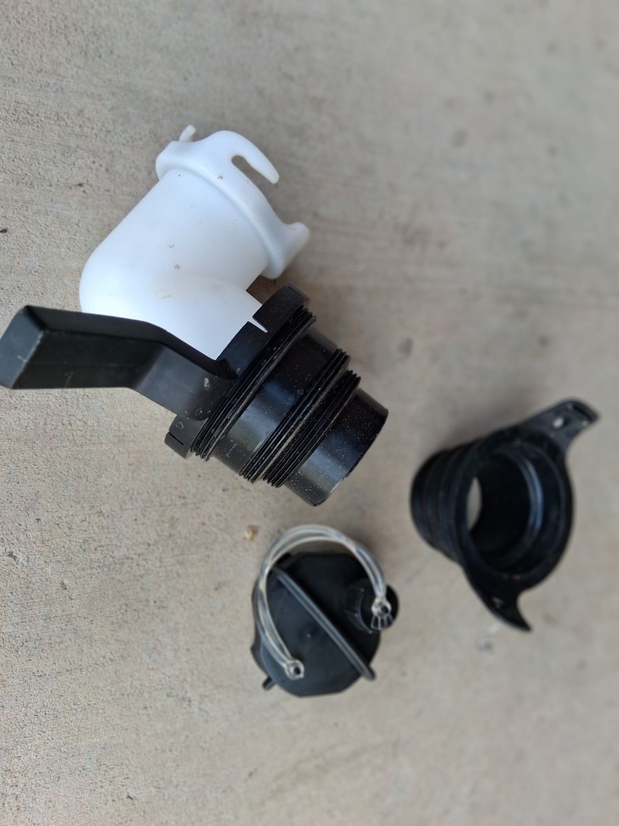 Trailer waste water hook-up accessories