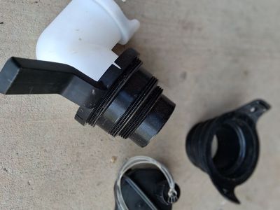 Trailer waste water hook-up accessories