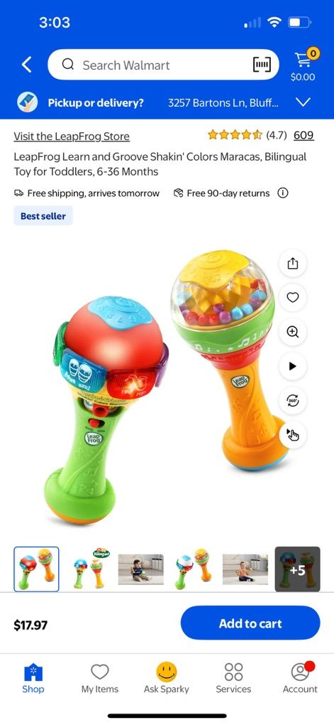 Leap Frog Bilingual Maracas