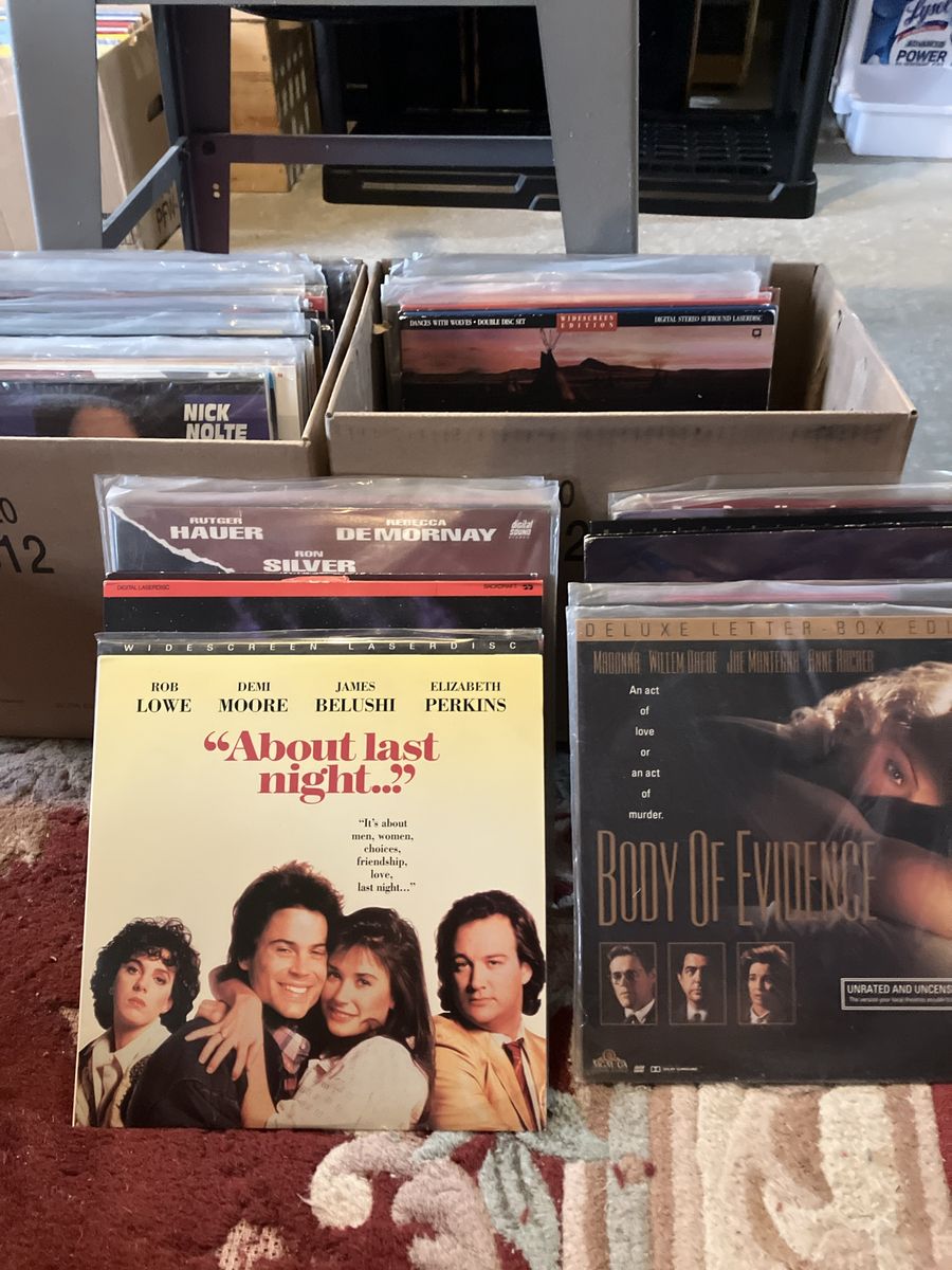 Laserdisc movies $5 each