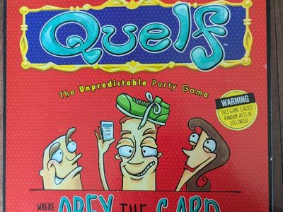 Quelf The Unpredictable Party Game Adult Board Game Spin Master Complete