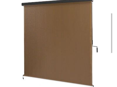 New Coolaroo 48in by 72in wand operated Bamboo roller shade