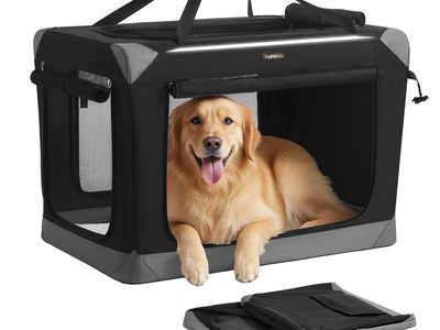 Feandrea by Songmics Home Portable Soft Dog Crate Pet Carrier Indoor/Outdoor Quick Assembly