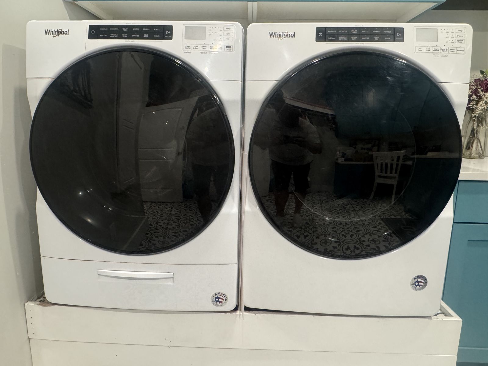 Whirlpool front load washer and dryer