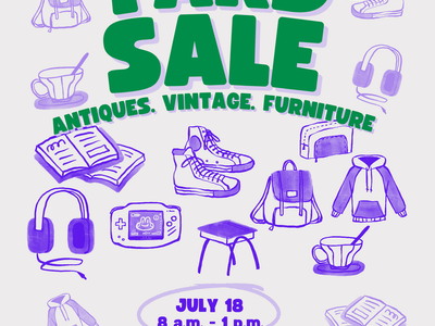 Yard Sale - Saturday, July 18 - 8 a.m. - 1 p.m.