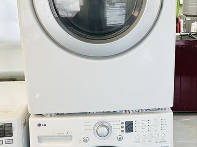 LG stackable or side by side washer n dryer