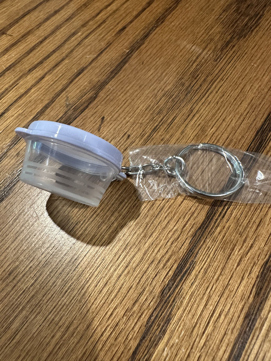 New Tupperware key chains.