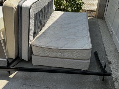 Free Twin Mattresses and Boxspring and frame!