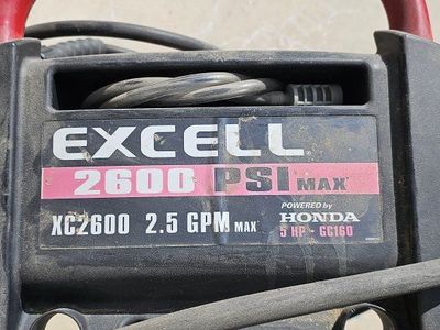 Excell 2600 PSI gas powered pressure washer