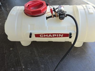 Chapin 82024 24V ATV/UTV-Mounted 25-Gallon Disinfectant Sprayer with Diaphragm Pump