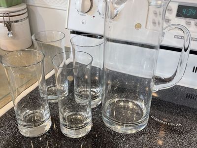 New Prestige Crystal Pitcher Set