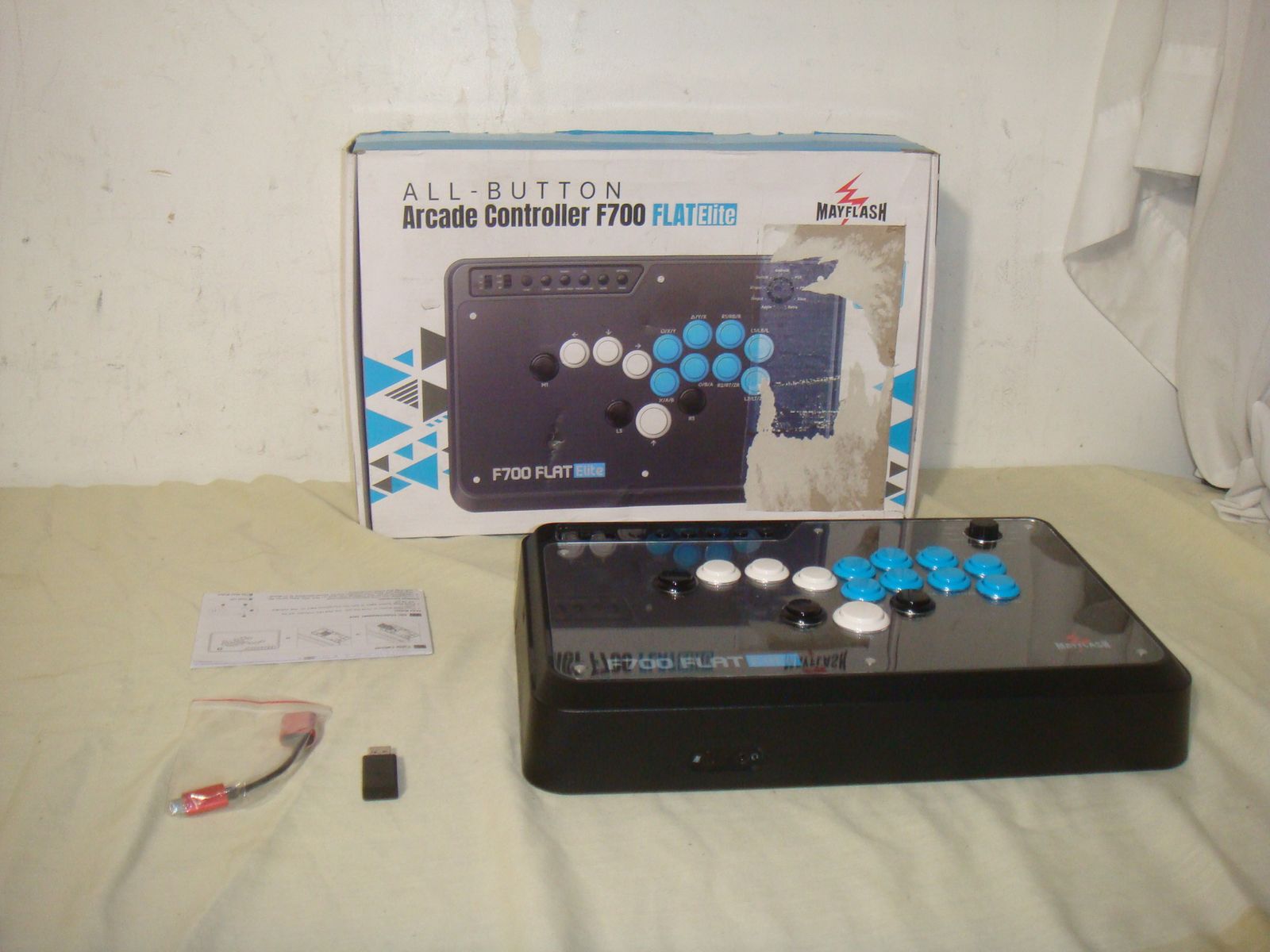 MAYFLASH F700 FLAT ELITE WIRELESS ARCADE STICK ALL BUTTON CONTROLLER