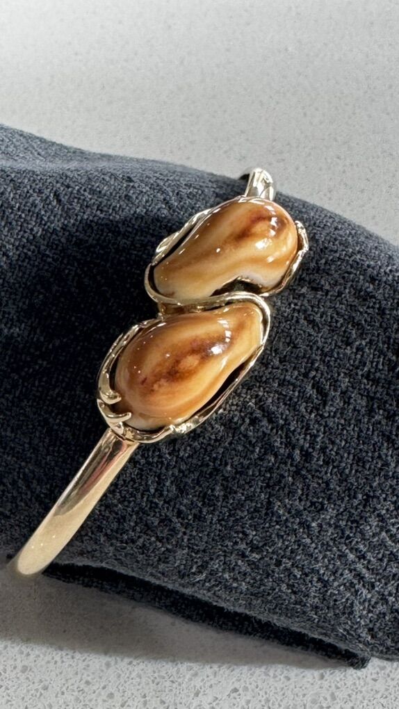 Double Elk Ivory Bracelet