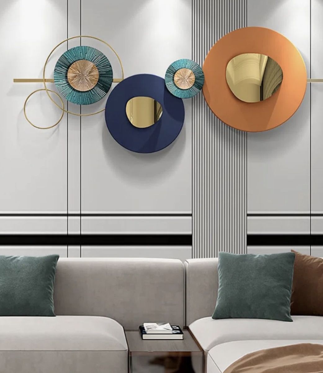 New. 59.1" X 22.8" Modern Metal Wall Decor