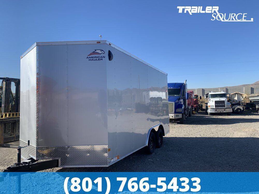 8.5x16 American Hauler Arrow Deluxe Enclosed Cargo Trailer - 7'6" Interior - 7K GVWR Dovetail