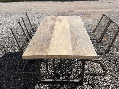 Kitchen/Conference Table with Chairs