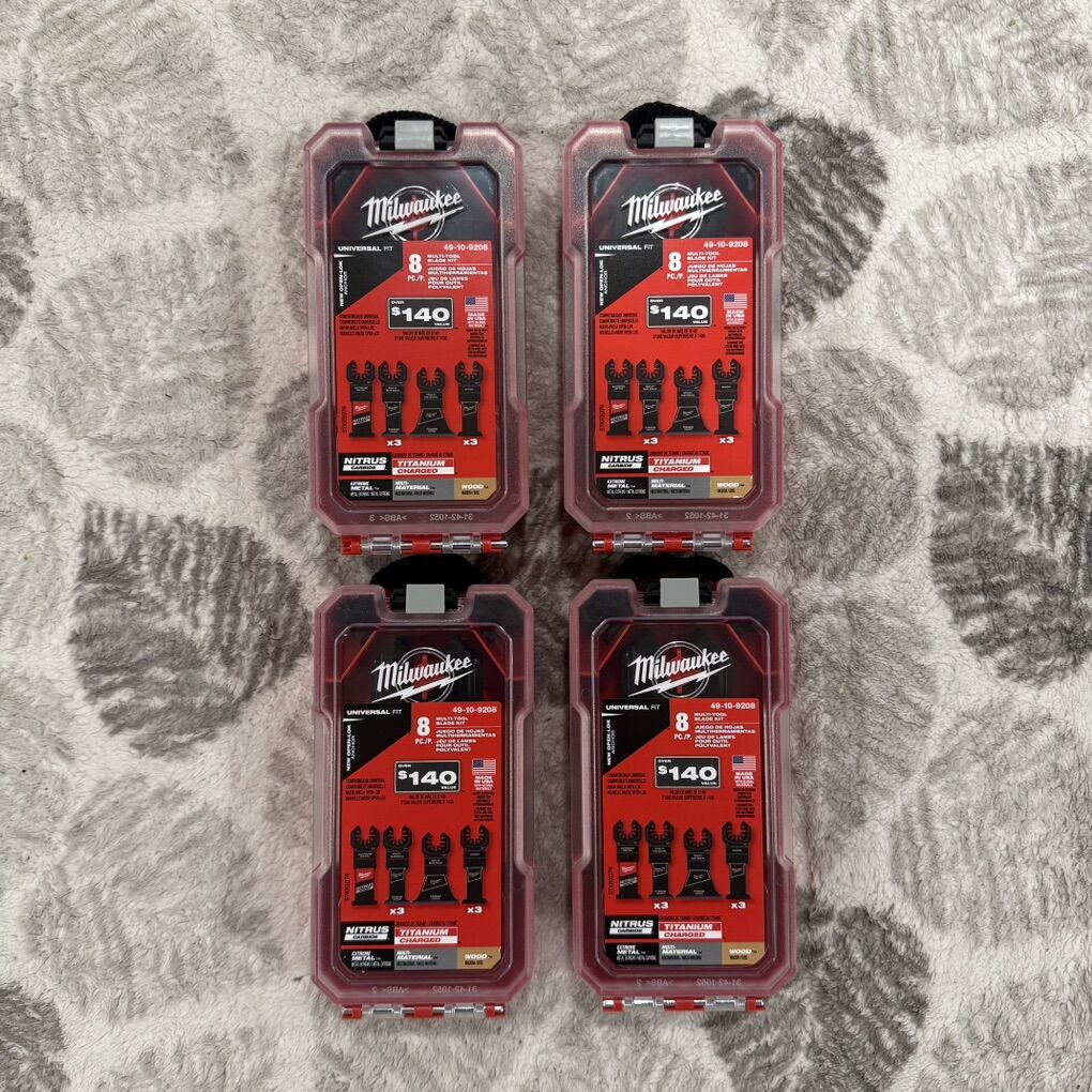 Milwaukee 8pc Multi-Tool Blade Universal Kit