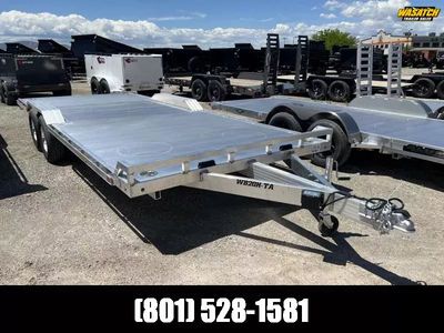 2026 Aluma 8.5x20 WB20H Aluminum Flatbed Car Haule