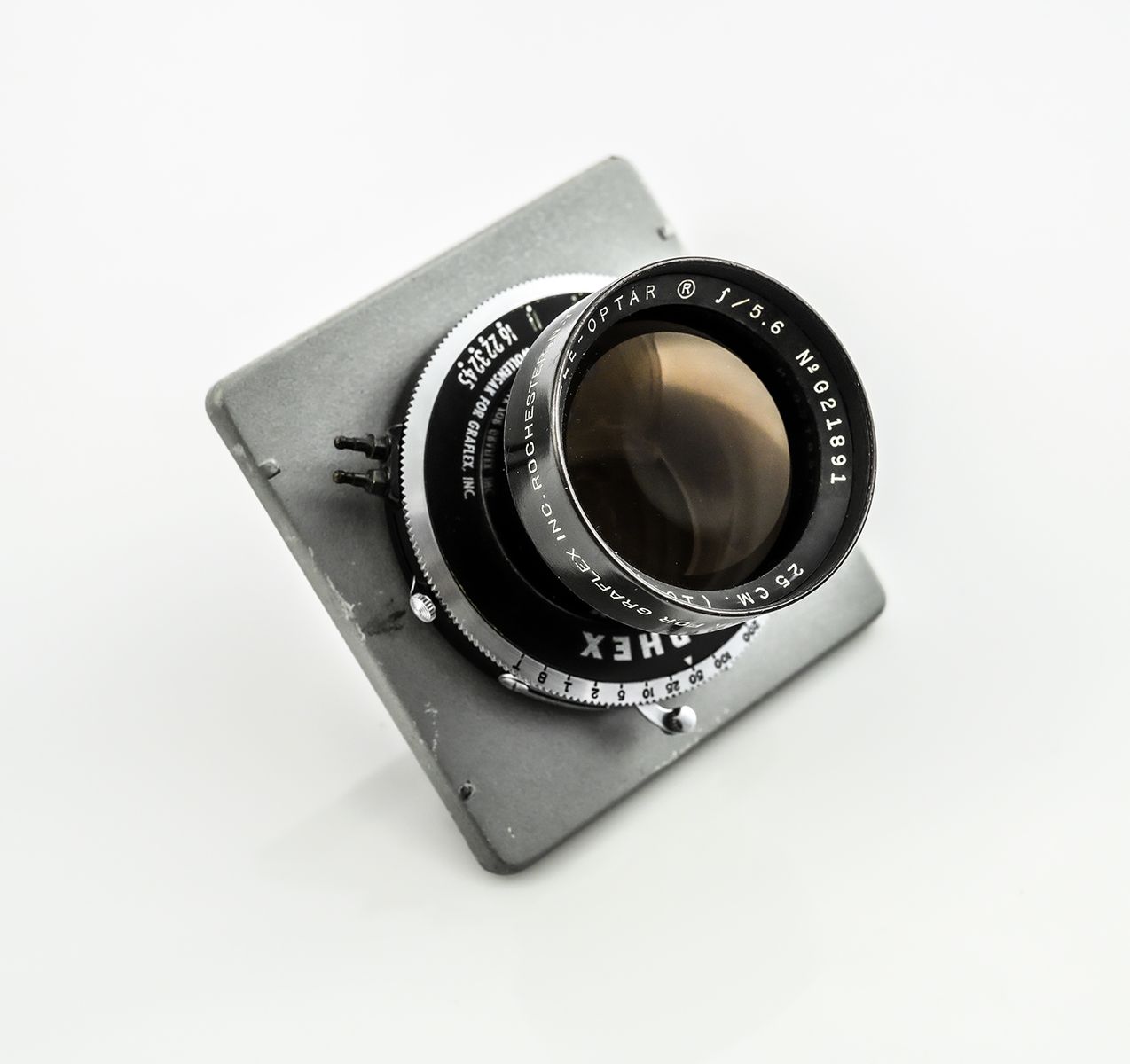 250mm Graflex-Optar  f/5.6 Large format lens