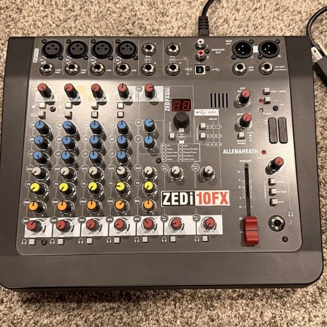 Allen & Heath ZEDi-10FX Hybrid Compact Mixer/USB Audio Interface with FX