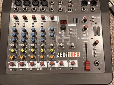 Allen & Heath ZEDi-10FX Hybrid Compact Mixer/USB Audio Interface with FX