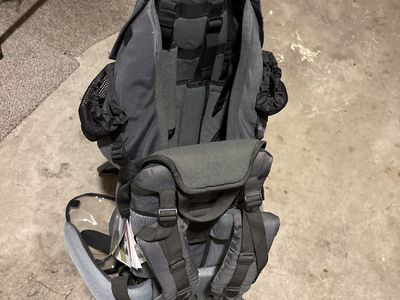 ClevrPlus Child Carrier Hiking Backpack with Kickstand – Gray – $80