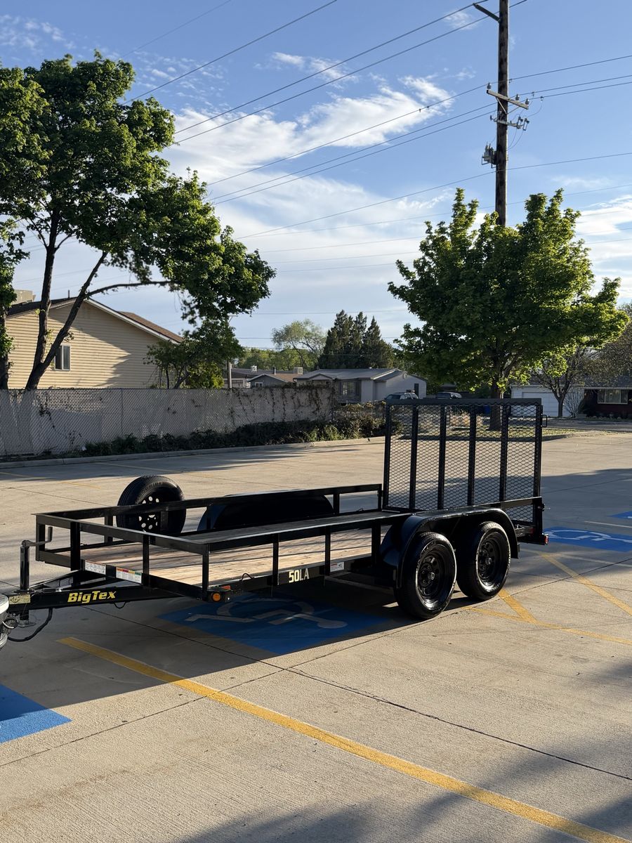 Big Tex 50LA 14ft dual axle trailer