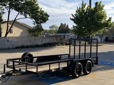 Big Tex 50LA 14ft dual axle trailer