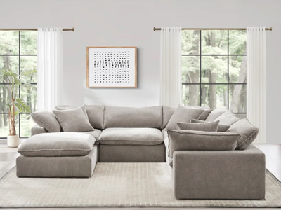 4TH OF JULY LUXURY LIVING | SEREEN TAUPE MODULAR SECTIONAL