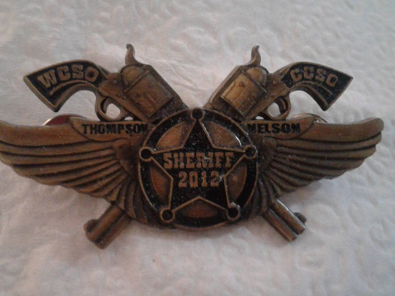 2012 Sheriffs Pinback Pin