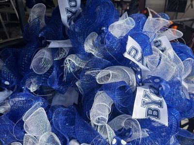 BYU wreath